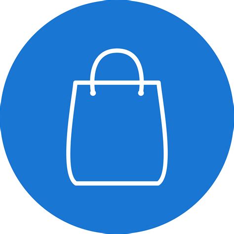 shopper bag icon vector